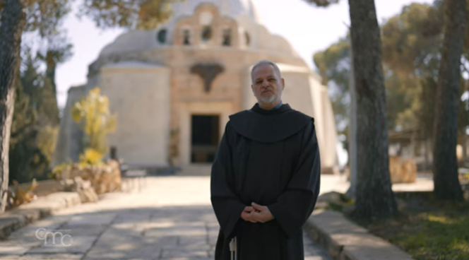 Frei Tony Choukry, no Campo dos Pastores